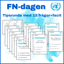 FN-dagen tipspromenad 12 frågor + facit