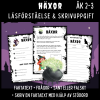 Häxor - läsförståelse- och skrivuppgift som passar åk 2-3.