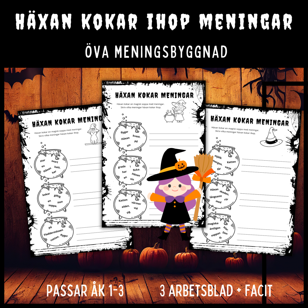 Halloween: Språkmagi i häxans soppa – koka meningar!