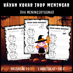 Halloween: Språkmagi i häxans soppa - koka meningar!