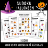 Halloween Sudoku för barn – 5 roliga hjärngympa-uppgifter!
