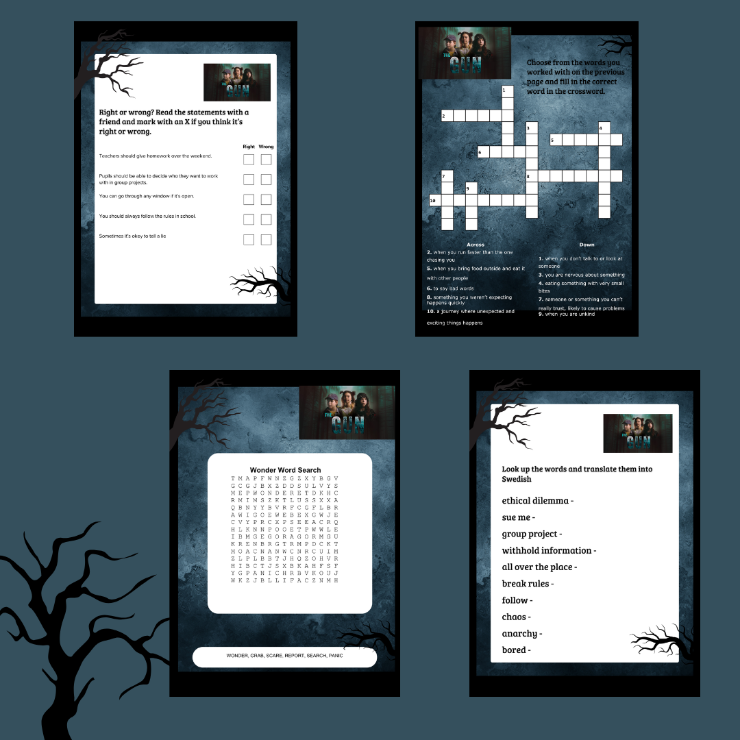 The Gun arbetshäfte Engelska