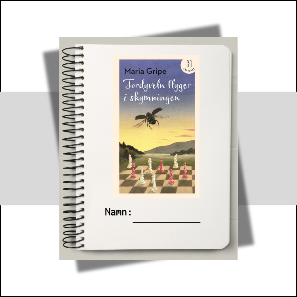 Tordyveln flyger i skymningen Arbetshäfte