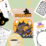 Halloween engelskahäfte - bild 1