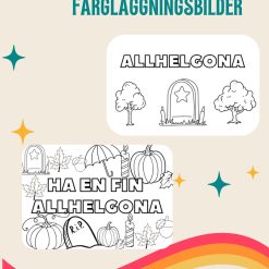 Allhelgona färgläggningsbilder