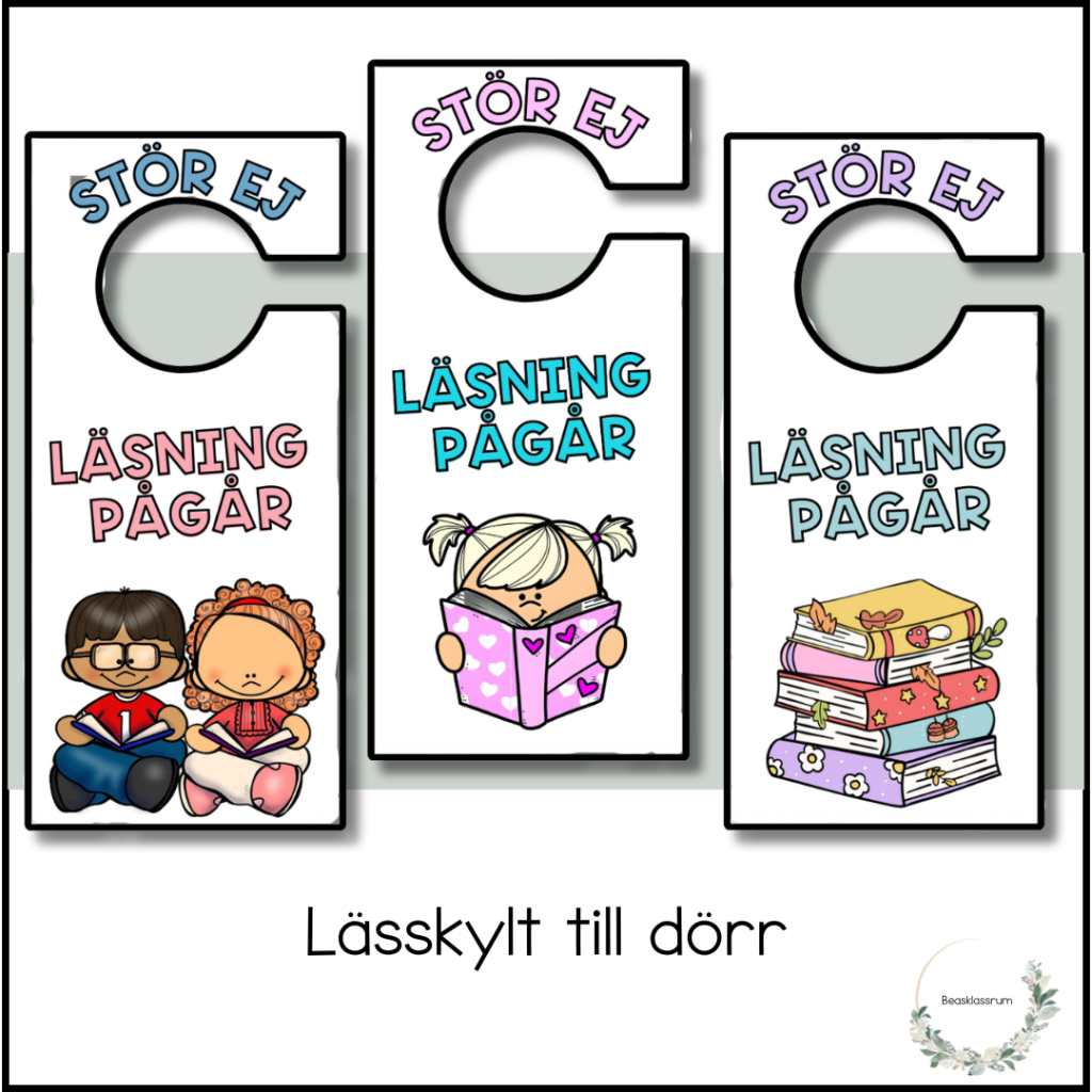 Lässkylt till dörren