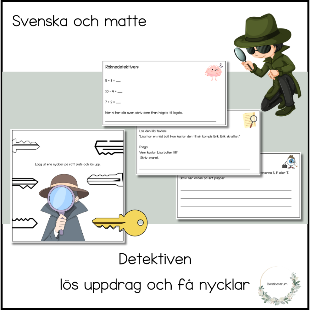 Escape room – Detektivens uppdrag