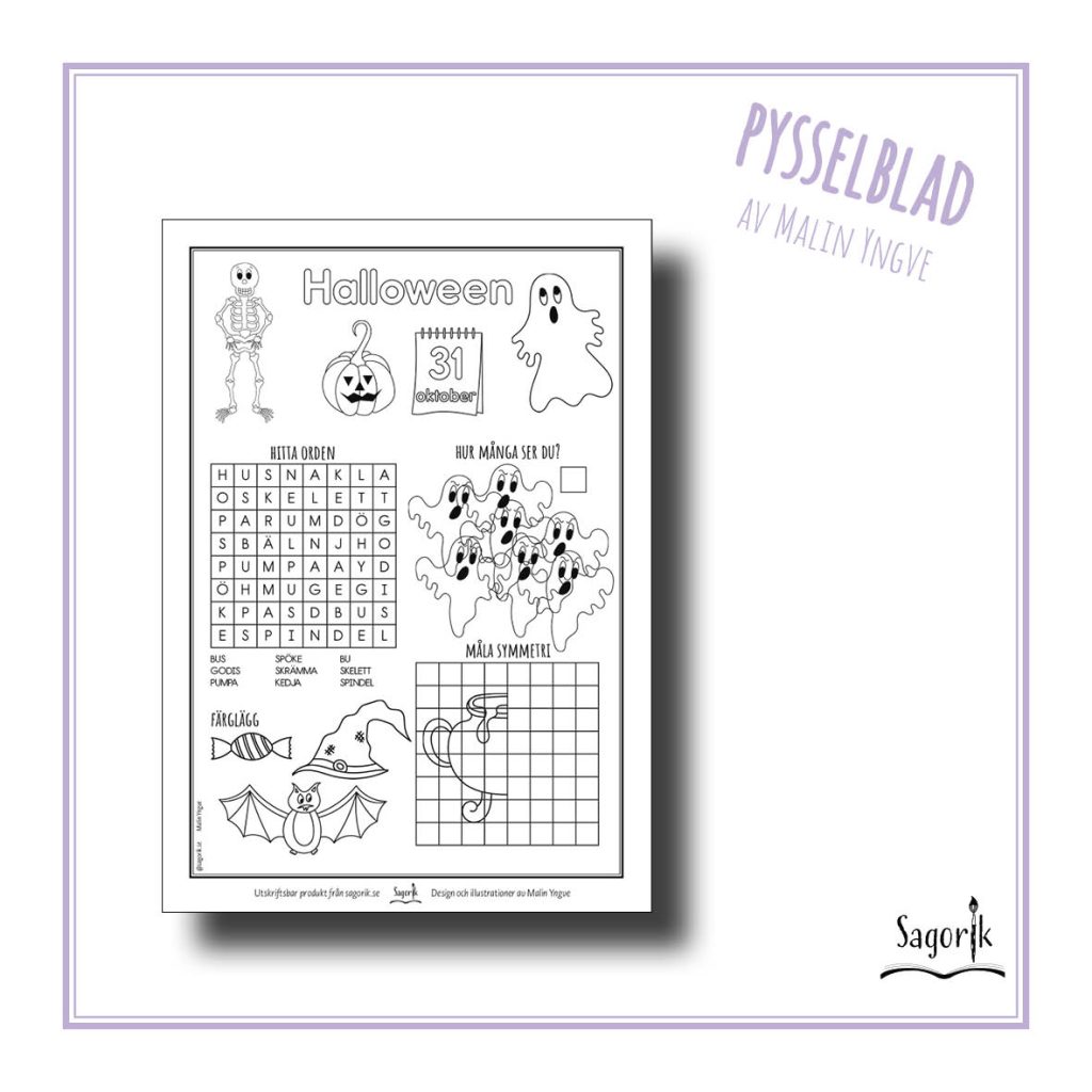 Pysselblad Halloween