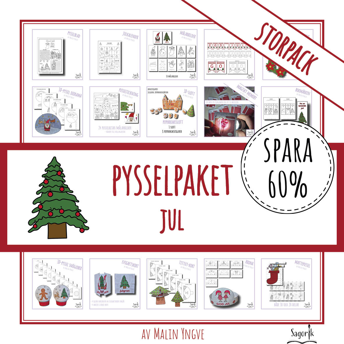 Pysselpaket Julpyssel