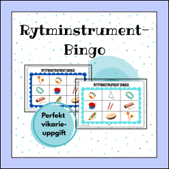 Rytminstrument-Bingo