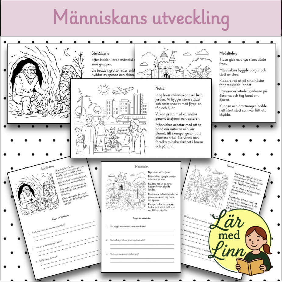 Människans utveckling - Arbetshäfte