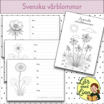 Svenska vårblommor – Arbetshäfte - bild 1