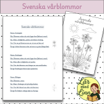 Svenska vårblommor – Arbetshäfte - bild 2