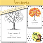 Årstidsträd – Färgläggningshäfte - bild 1