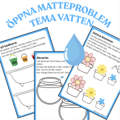 Öppna matteproblem - Tema Vatten