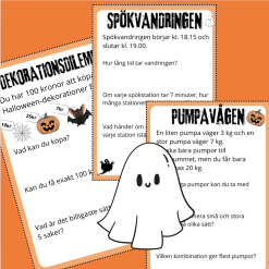 Halloween - Öppna matteproblem