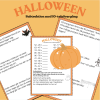 Halloween - Subtraktion med 10-talsövergång 0-100