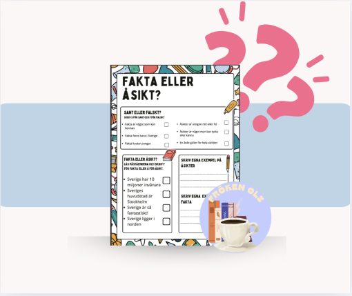 Fakta eller åsikt?