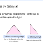 Trianglar och fyrhörningar (presentation, frågor, facit, begrepp) - bild 2
