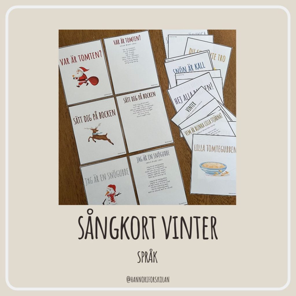 Sångkort vinter