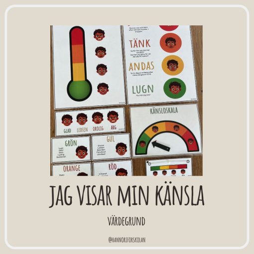 Jag visar min känsla