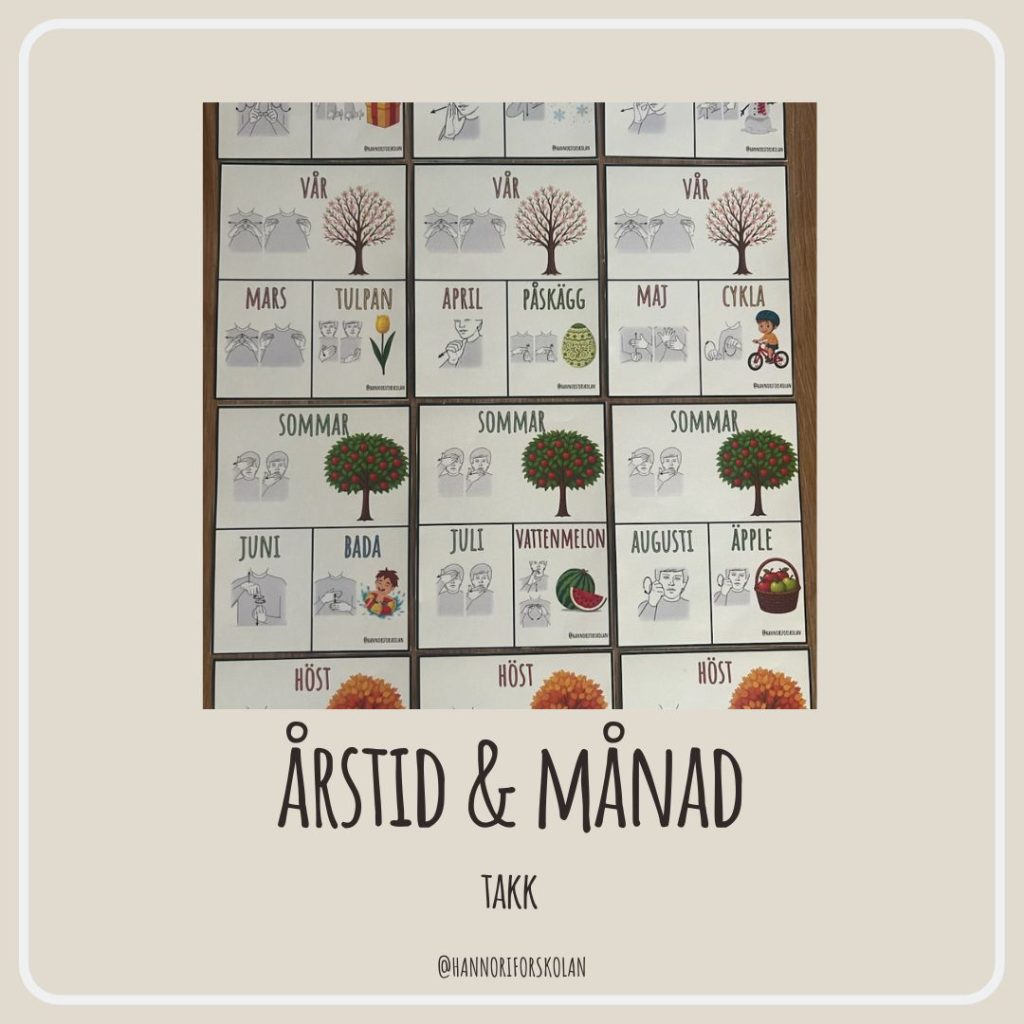 TAKK årstid & månad