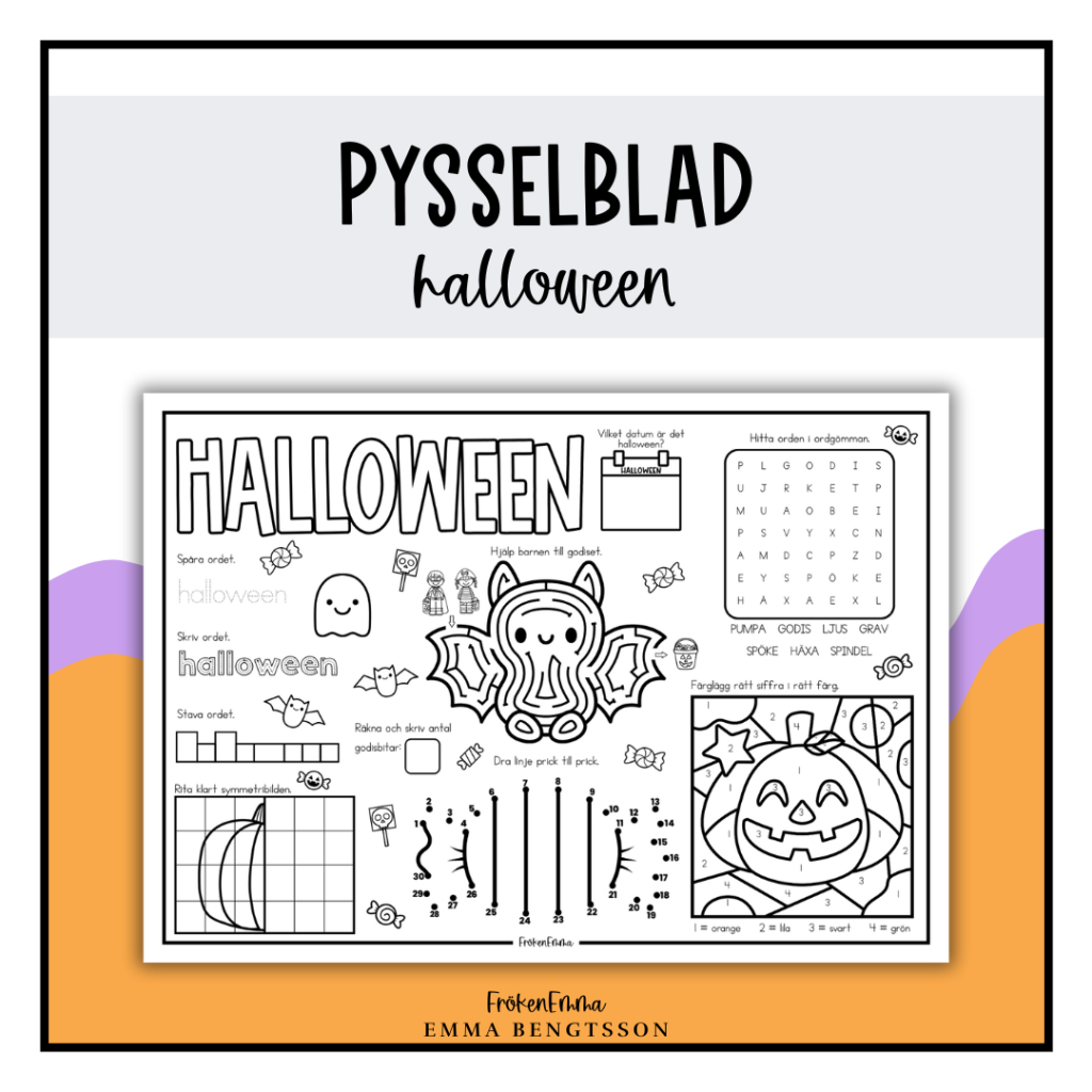 Pysselblad: halloween