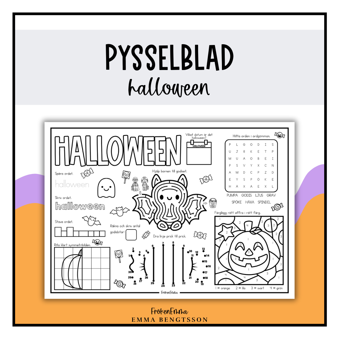 Pysselblad: halloween