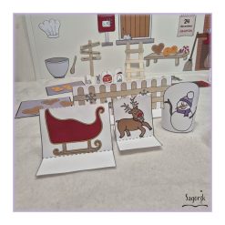 Tomtenissarnas dörr - nissedörr och enkel julkalender