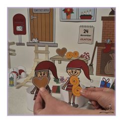 Tomtenissarnas dörr - nissedörr och enkel julkalender