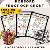 Frukt & Grönt - Korsord