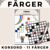 Färger - Korsord