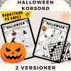 Halloween - Korsord