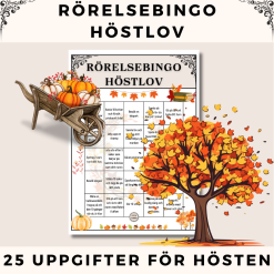 Rörelsebingo - Höstlov