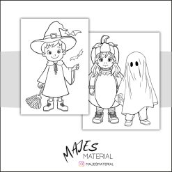 Målarbilder - Halloween