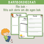 Barnboksveckan – Min bok – Rita och skriv om din egen bok - bild 1