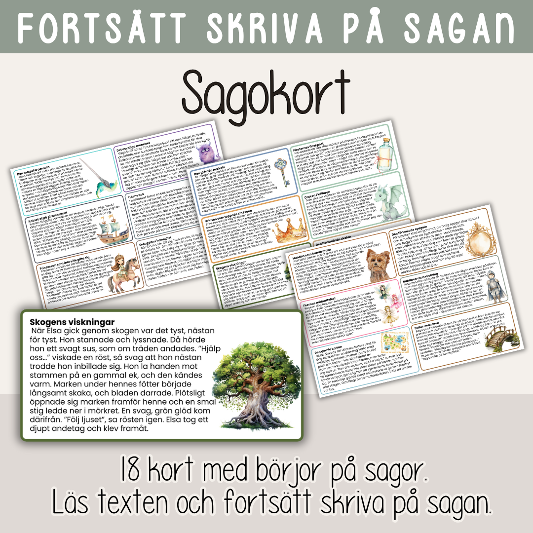 Barnboksveckan - Sagokort - Bildkort till sagor och berättelser
