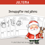 Jul – Skrivuppgifter med jultema – Fortsätt den påbörjade meningen. - bild 1