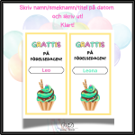 Grattiskort - bild 1