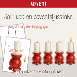 Jul - Advent - Adventsljusstake
