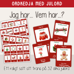 Jul – Ordkejda med julord – Jag har…. Vem har…? - bild 1