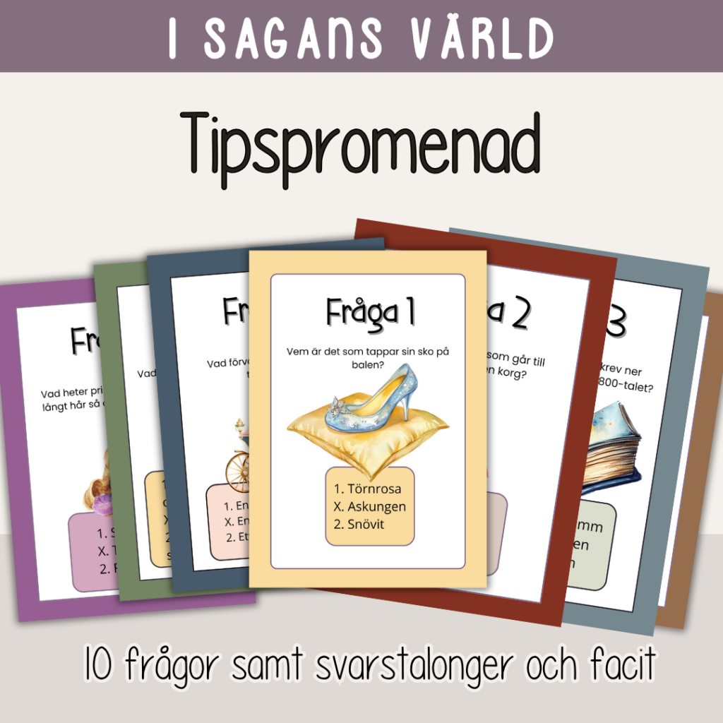 Barnboksveckan – Tipspromenad med sagotema