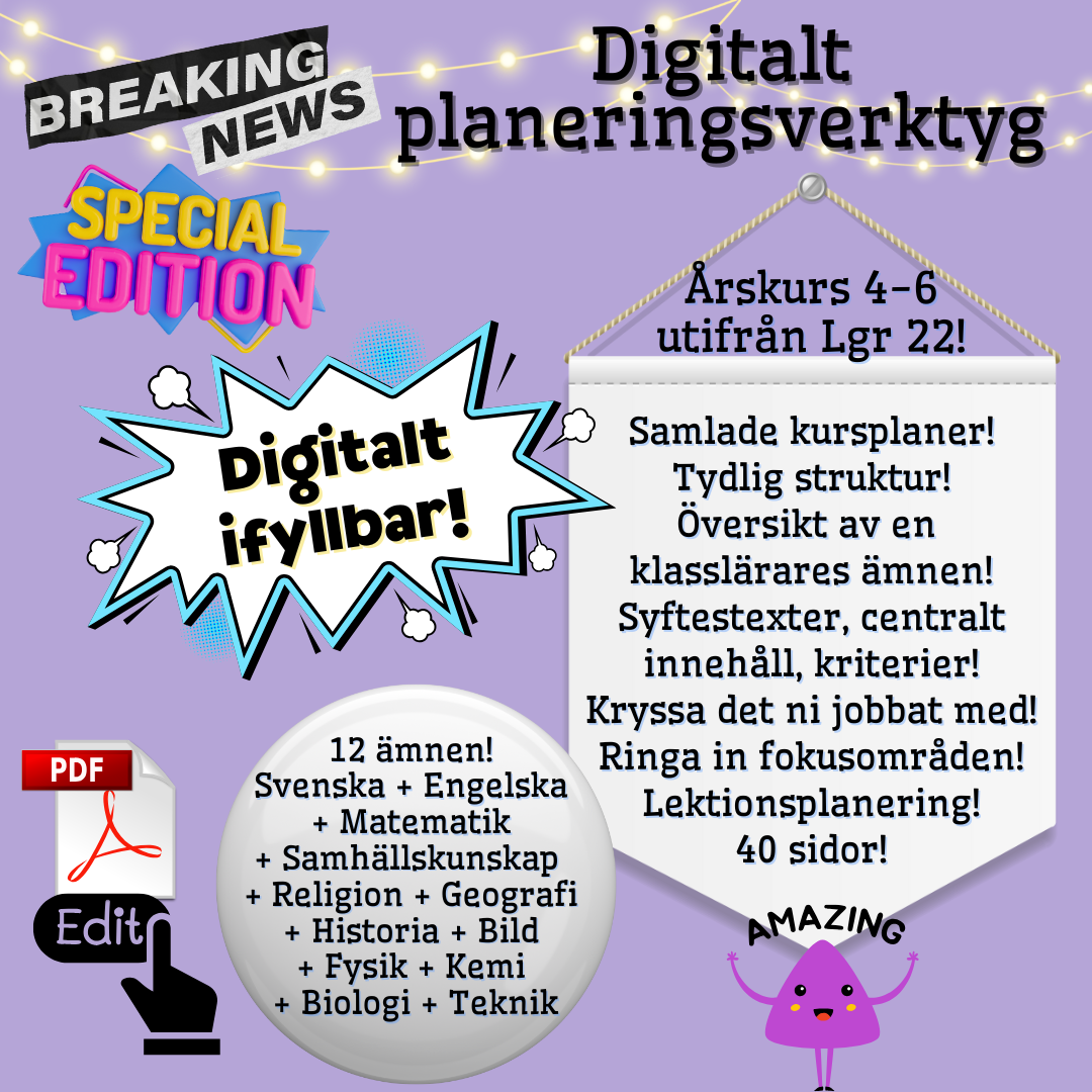 Digital planering åk 4-6