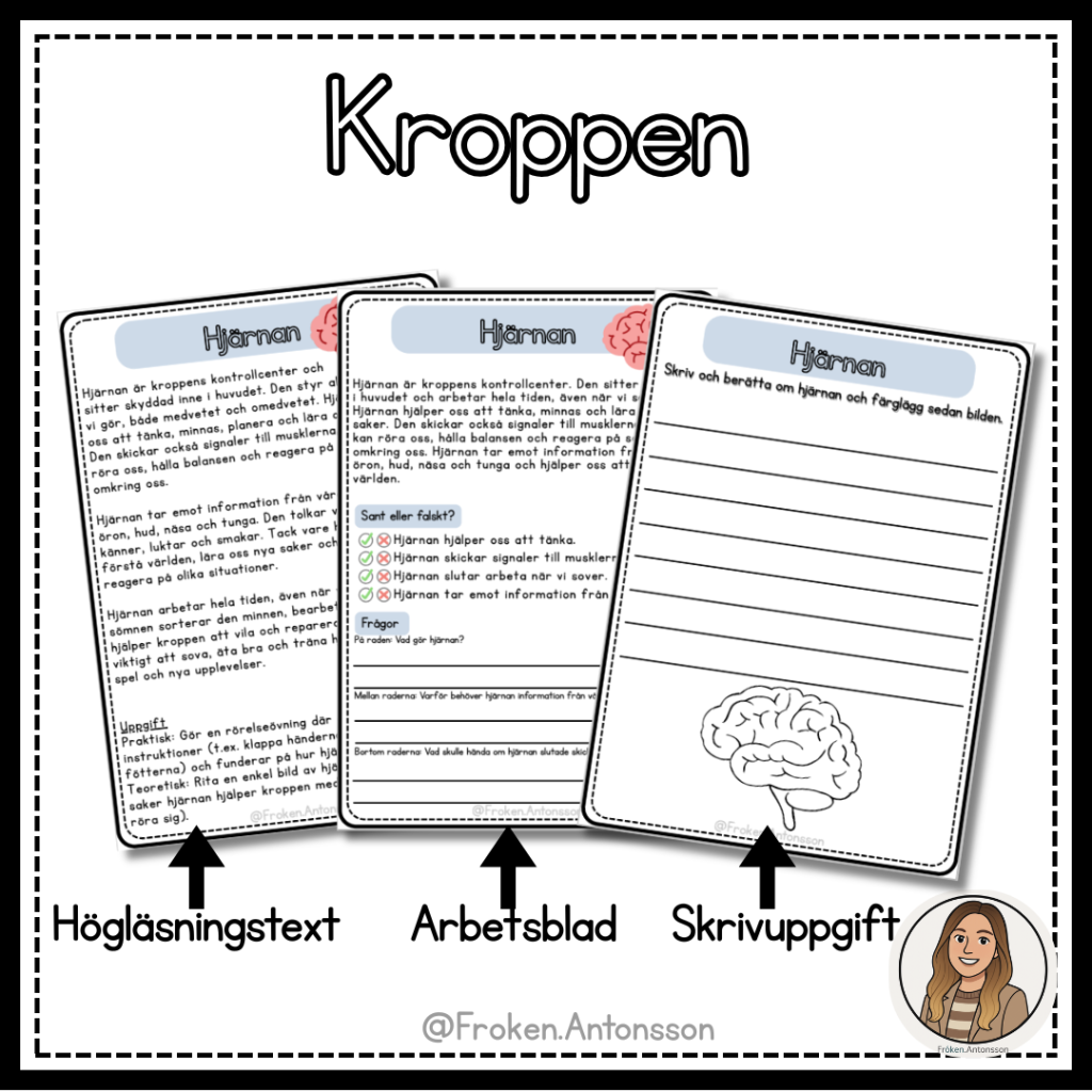 Kroppen – arbetshäfte