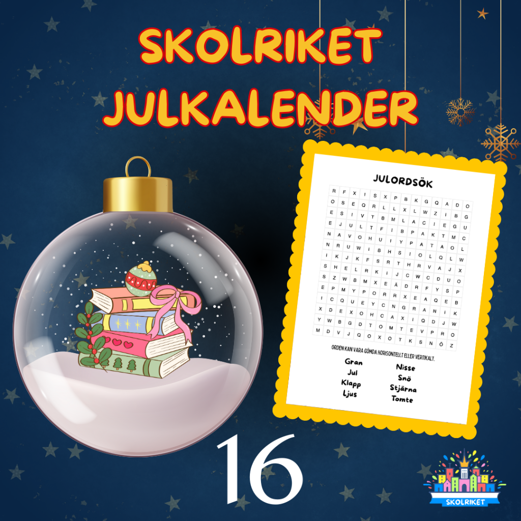 SkolRikets Digitala Julkalender 2025:Lucka 16