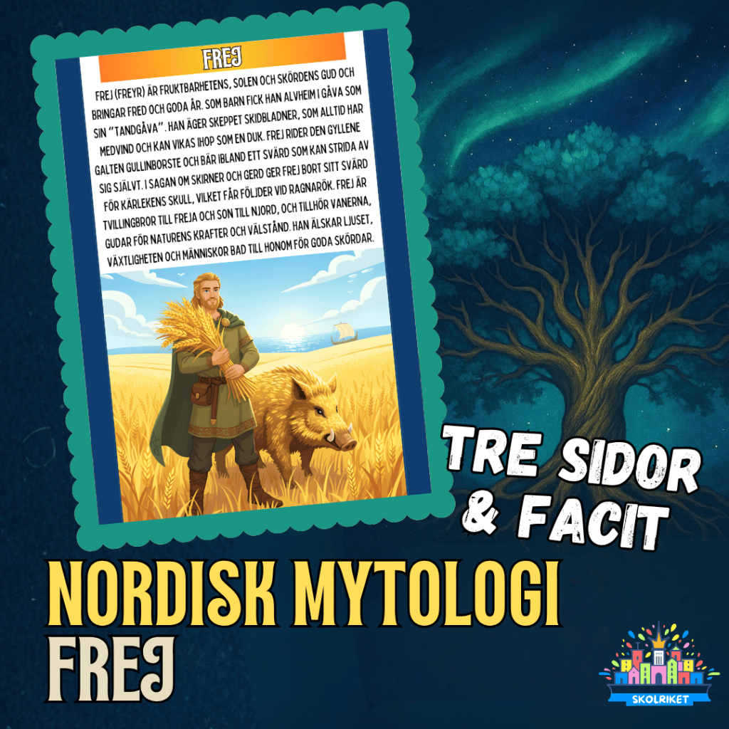 Nordisk Mytologi – Frej