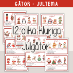 Jul – 12 kluriga gåtor – Vem är vem? Jultema - bild 2