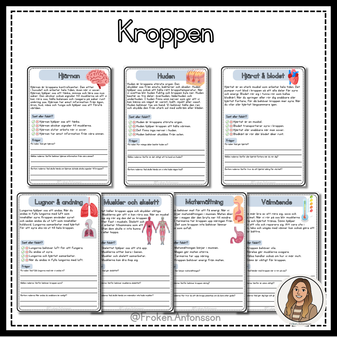 Kroppen - arbetshäfte