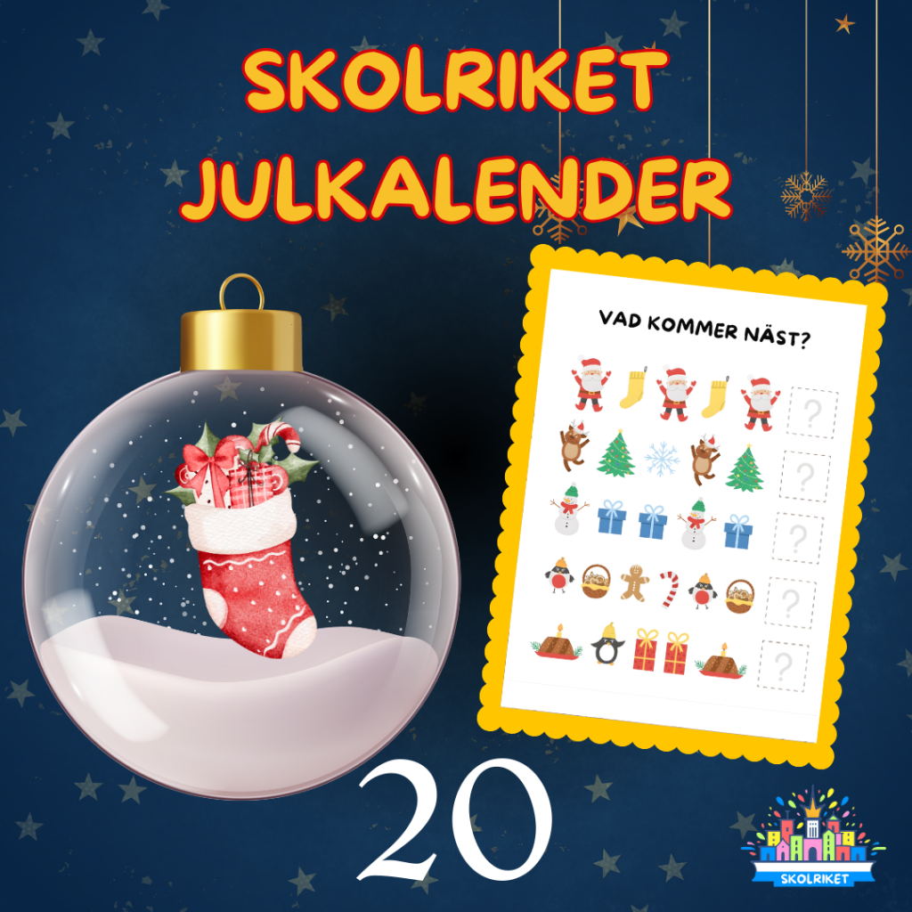 SkolRikets Digitala Julkalender 2025:Lucka 20