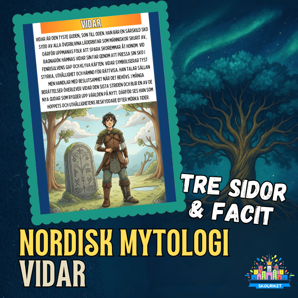 Nordisk Mytologi – Vidar